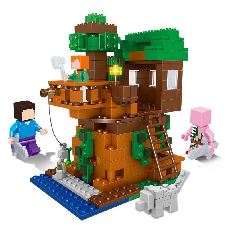 Kids Building Blocks Tree House Model House 30065 Puzzle Assembly Toy Gift for Boys Creative Educational Construction Set