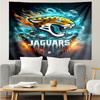 Jacksonville Jaguars logo Tapestry for Bedroom Aesthetic Classroom Tapestries Wall Hanging for Living Room Dorm Office,Ideal Creative Gift