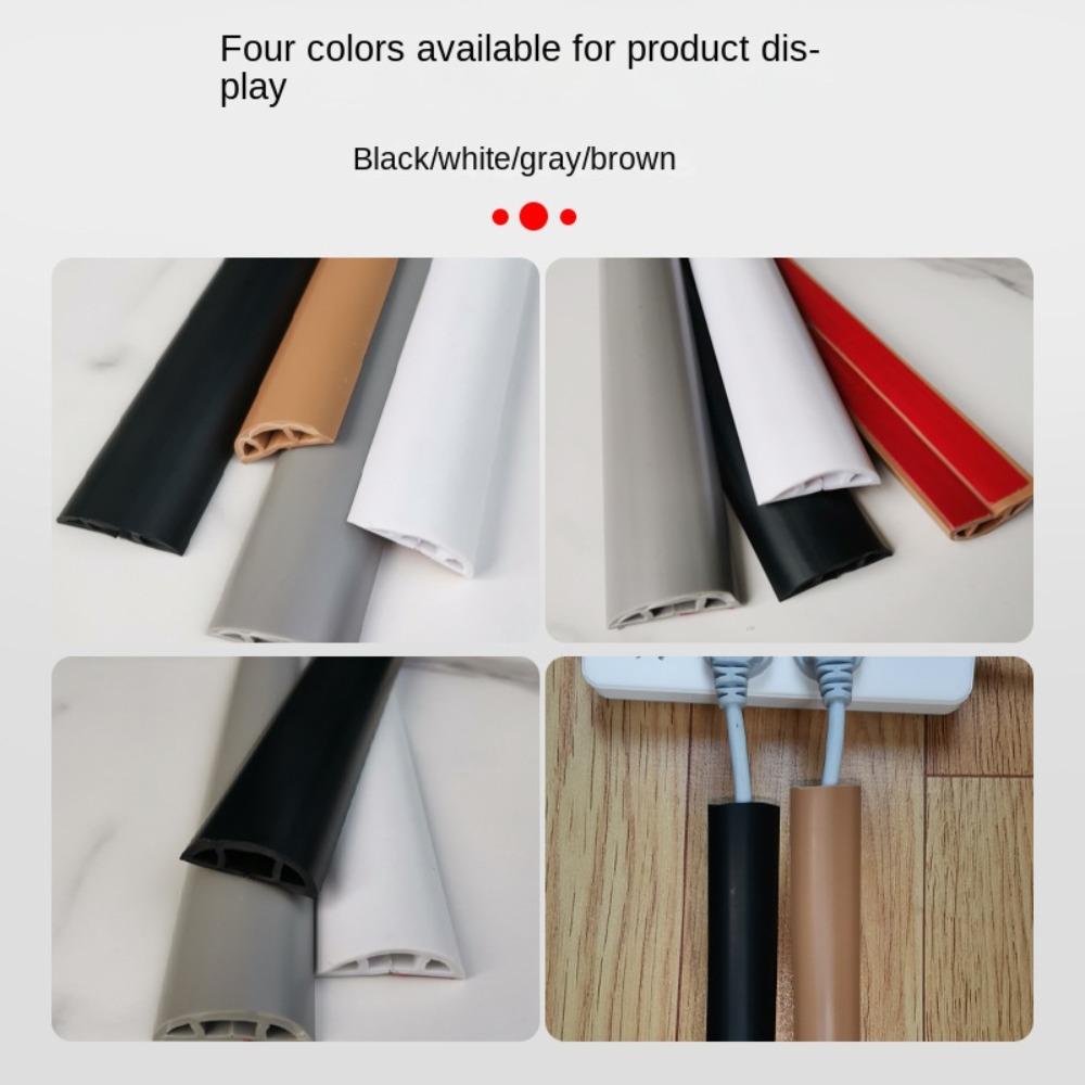 Anti-extrusion Cord Protector Arc Power Cable Protector Electric Wire Slot  Home Outdoor