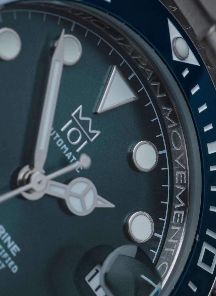 NEW Model [HYAKUICHI 101] No.16D Hyakuichi 38mm 20 ATM Water Resistant Automatic Diver's Watch Ceramic Bezel Date Mechanical Watch Automatic Deep