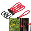 4pcs Heavy Duty Bungee Cords with Hooks - Ideal for Tarps, Tents, Wire Racks, Camping Carts & More, Secure & Easy Tie-Down, Camping Accessorie