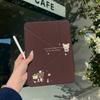 Cute Kawaii Bear IPad Case With Pen Slot Side-Attach Detachable Cover Mini 6/7 8.3 9.7 10.2 10.9 11 10/11 Gen Air Pro