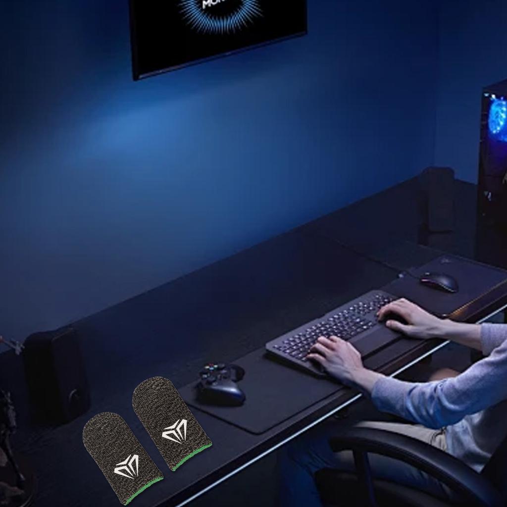 Gaming Fingertip Gloves Sweat Proof Suitable For Touch Screen