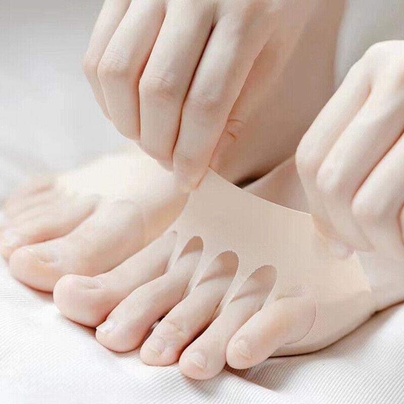 Подушечки для пальцев ног, противоболевые, противоскользящие подушечки для передней части стопы, полустельки, невидимые носки