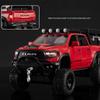 1/32 Scale Dodge Tyrannosaurus Rex RAM 1500 TRX 6*6 Warlord Alloy Miniature Car Diecast Metal Scale Car Model Sound and Light Kid Toy Car