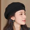 Hats for Women Thick Warm Caps Autumn Winter Fashion Ear Protectors Knitted Wool Hats Octagonal Berets