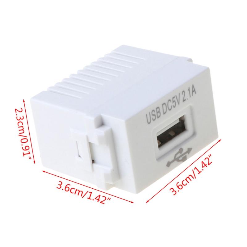 USB-модуль свитчинга питания Настенная розетка Панельная розетка с оптоволоконным оптическим интерфейсом SC