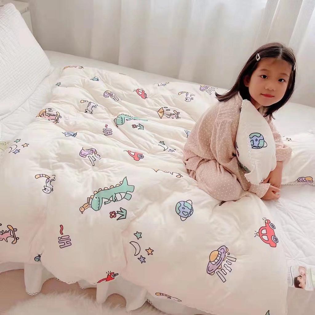 Новинка 2023 года, вязаное хлопковое детское одеяло класса A для матери и ребенка, одеяло для детского сада, обеденного перерыва, одеяло для домашнего общежития