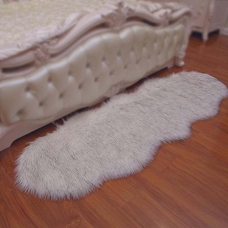 European Style Australian Faux Wool Sheepskin Plush Rug for Living Room and Bedroom
