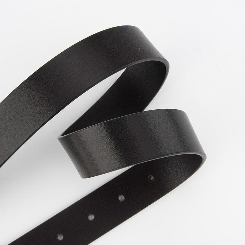 European and American Women's Dress Waist Cover Head Layer Cowhide Alloy Buckle Fashion Decorative Belt High-end Genuine Leather Belt