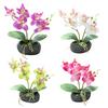 Artificial Butterfly Orchid Bonsai Fake Flower Simulation Home Office Decor