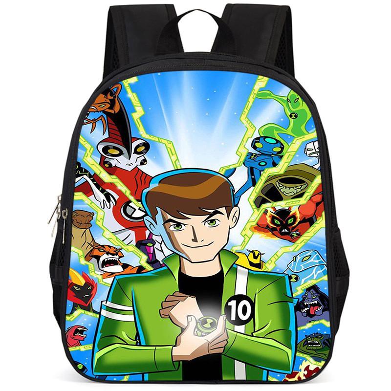 Школьный рюкзак Ben10, 15 дюймов, большой вместимости, легкий, из Оксфорда, для детей