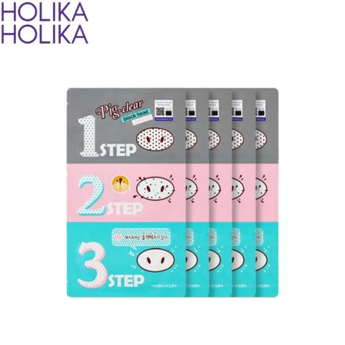 HOLIKA HOLIKA Набор для очищения пор и черных точек Pig Nose Clear 3-шаговый