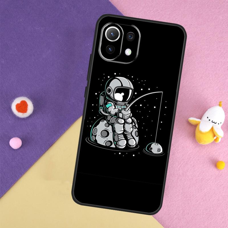 Эстетичный Космический Лунный Астронавт Чехол Для Xiaomi 15 13 14 Ultra 14T 11T 12T 13T Pro POCO X7 Pro X3 X5 X6 F5 F6 M6 Pro Обложка