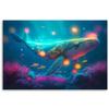 Canvas print, Magic whale