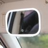 Мини Зеркала для Макияжа Салона Автомобиля Пластина Солнцезащитного Козырька Светодиодное Зеркало для Девушек Женщин Перезаряжаемый Заполняющий Свет Универсальное Зеркало для Макияжа