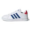 Grand Court Big Kid White Royal Blue Kids Sneakers Cloud-White Vivid-Red GX5742