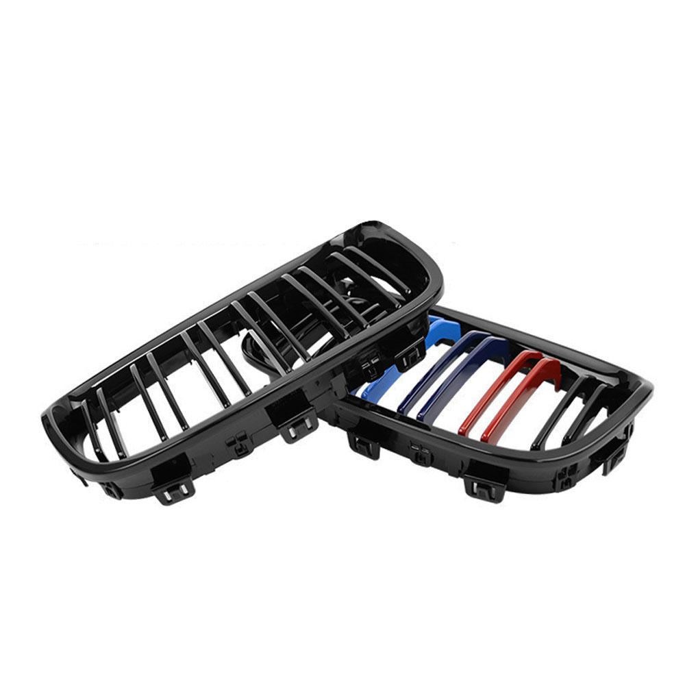 Thultra одна пара передней решетки для почек для Bmw F20 F21 1 серии 11-14 глянцевый черный M цвет двойная планка Racing Sport