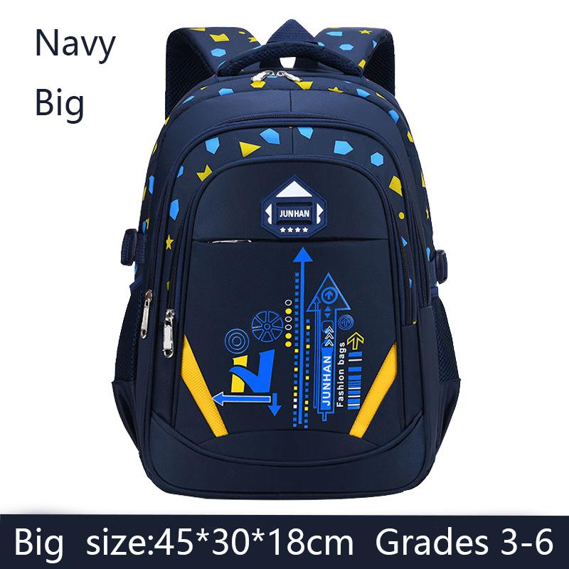 Kid'S Shoulder Bag Geometry Pattern Teen Children Backpack Fashion Schoolbag Boy Girl Backpack Book Bag Waterproof Mochila