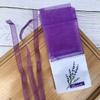 10/20PCS Drawstring Mesh Lavender Bags Air Fresheners Purple Gauze Ribbons Empty Sachet Bags Indoor Deodorizing Small Sachets