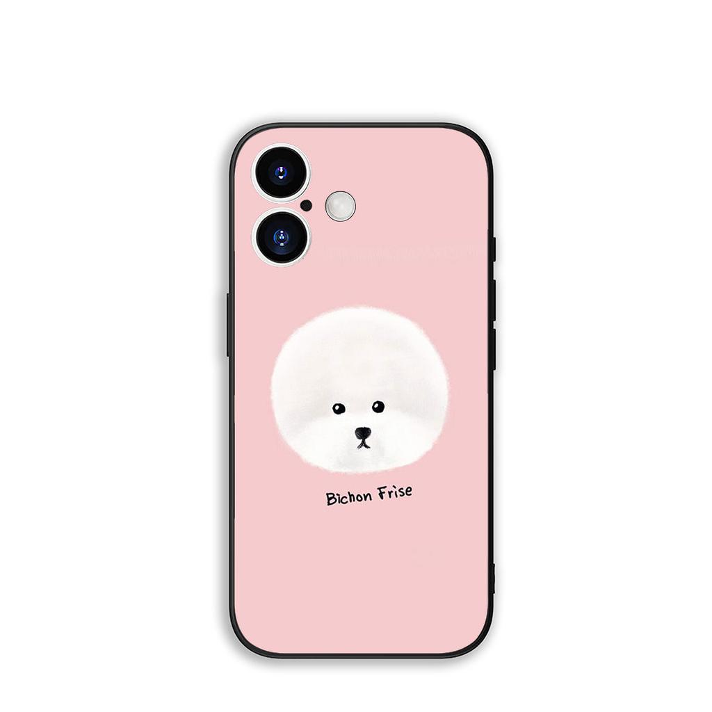 Phone Cover Bichon Frise Dog Cute Pet Casing for OPPO A54 A40 A60 A80 A18 A16 A17 A38 A78 A79 A57 A55 A96 A15 A12 Case