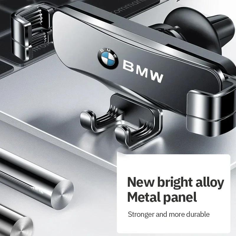 BAAR1 Gravity Car Phone Holder Air Vent Clip Mount Mobile Cell Phone Stand For BMW E46 E90 E60 F10 F30 E39 E36 F20 E87 G30 Accessories
