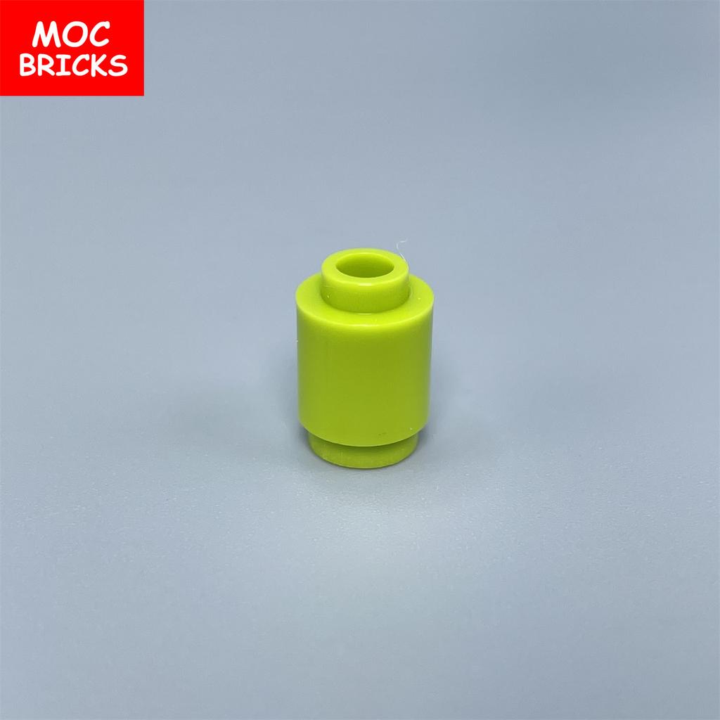 Нетоксичные 10 шт. Moc Кирпичики Круглый Кирпичик 1x1 Прозрачный Прозрачный 3062 18860 30068 Образовательные Строительные Блоки Игрушки Подарки для Детей