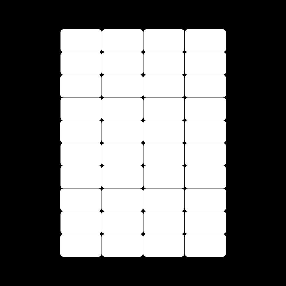 Inkjet Office School Supplies Stationery A4 Package Label White Stickers Self Adhesive Sticky Tag