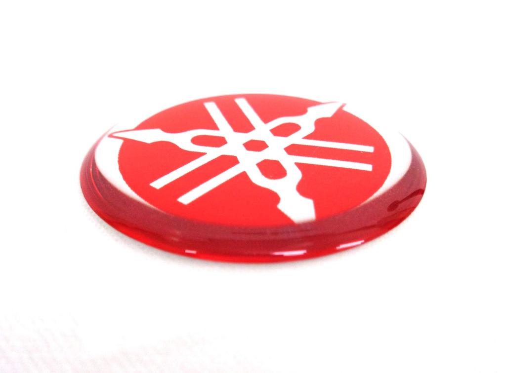 Yamaha Tuning Fork Emblem Sticker, Red, Genuine Product, 1.2 Inches (30 Mm)