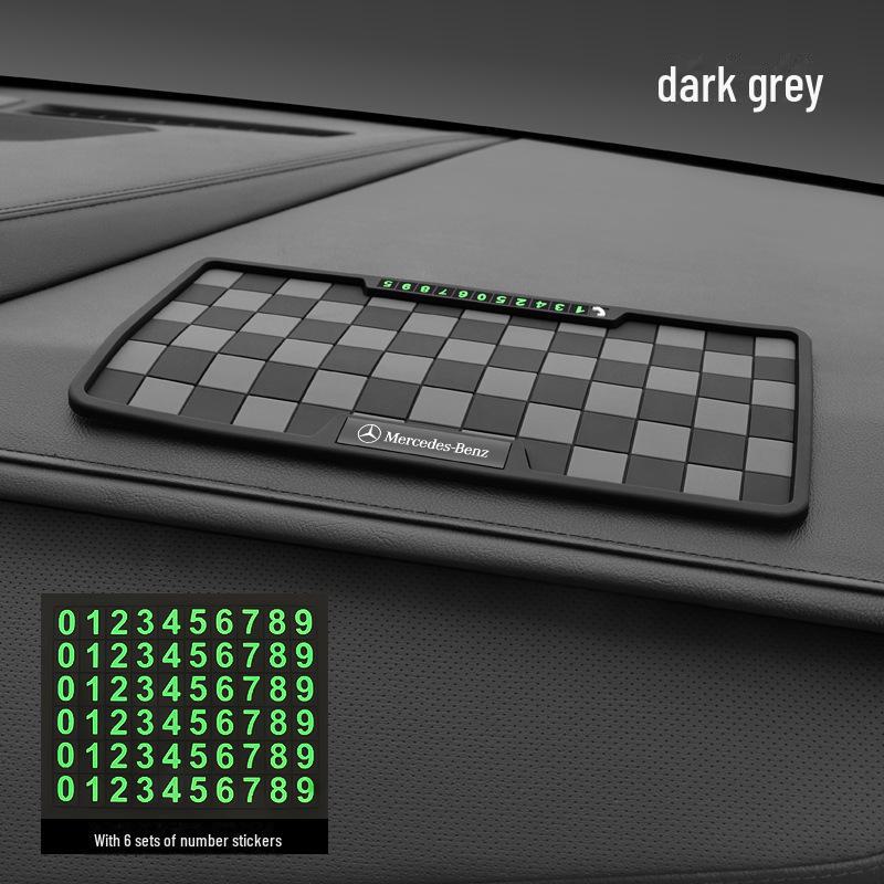 Противоскользящий коврик для хранения вещей в автомобиле Mercedes-Benz C200L, E300L, GLC260L с держателем для духов на приборной панели