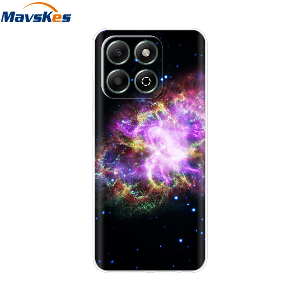 Чехол для Honor X6b Мягкая силиконовая задняя крышка для Huawei Honor X6b X6a x6 HonorX6b Чехлы для телефона Ударопрочный Защитный Расписной Чехол