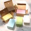 50/100Pcs Colored Blank Kraft Paper Cards Craft Cards Paper Business Message Cards Flash Card Blank For Learning Study Diy Memor