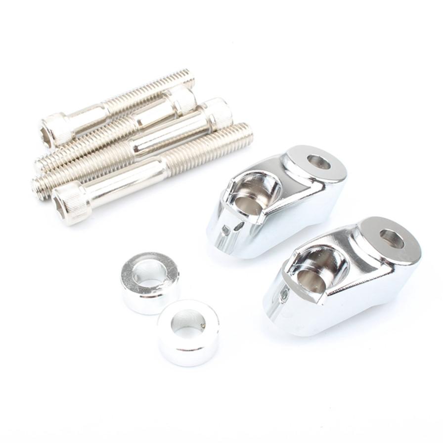 1 пара хромированных комплектов для переноса передних указателей поворота для 39 мм 49 мм Sportster FXR FXD Dyna