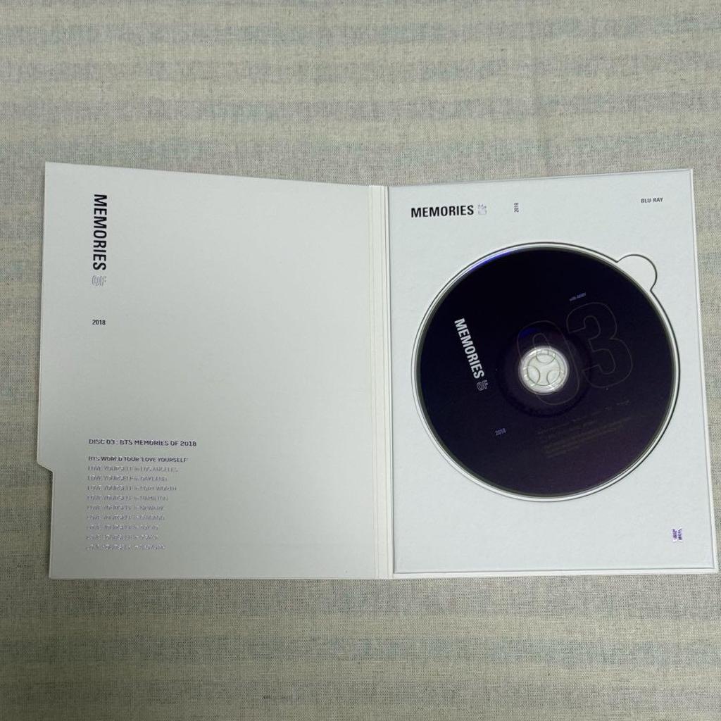 [USED] BTS MEMORIES OF 2018 Blu-ray