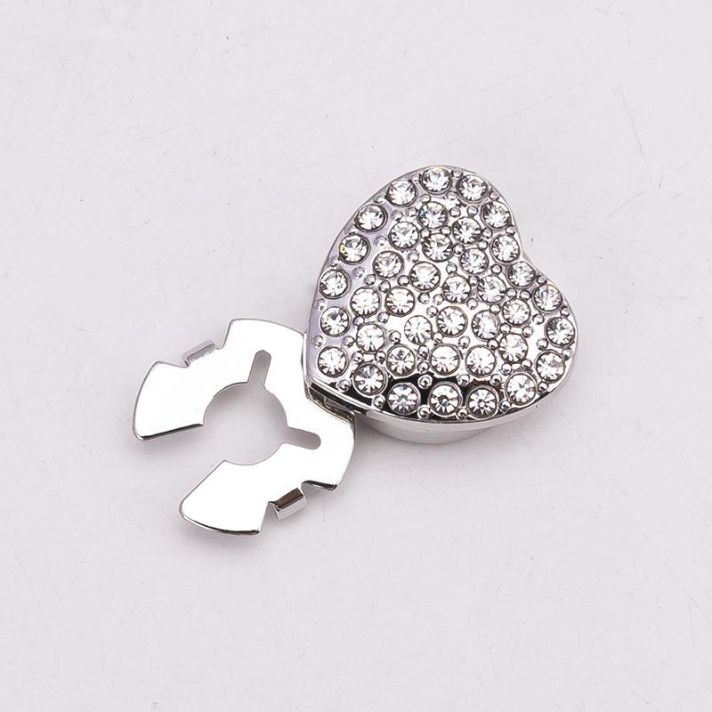 Декоративные запонки и пуговицы для воротника с цветными стразами