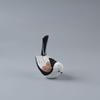 Wooden Bird and Sparrow Handicraft Handmade Carving Fat Chirp Bird Wooden Carving Desktop Decoration and Cute Gifts