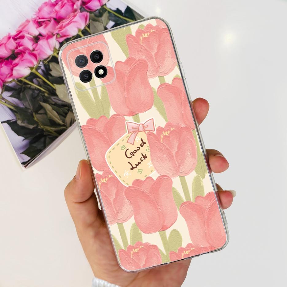 Чехол для Oppo A73 5G CPH2161 Стильный окрашенный чехол Прозрачный силиконовый чехол для телефона Для Oppo A73 A 73 OppoA73 5G Задняя крышка Мягкие funda