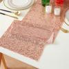 Современная скатерть с блестками и блестками, пылезащитная свадебная скатерть, розовое золото, скатерть для декора вечеринки