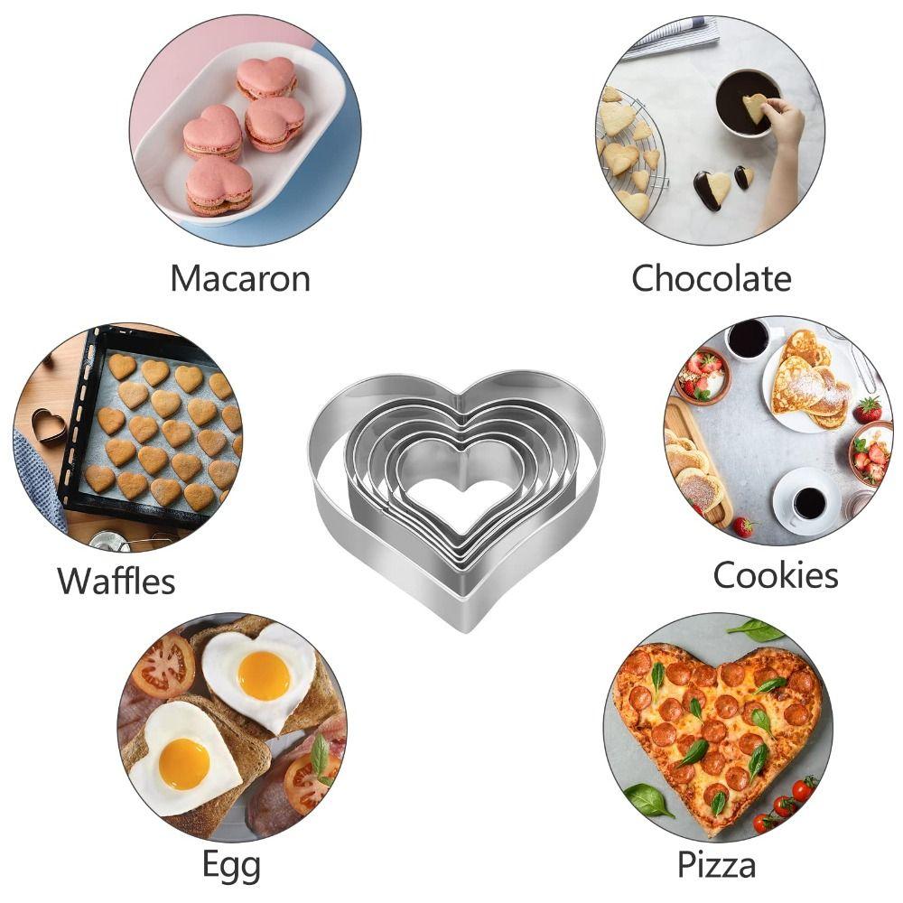 5Pcs Pentagram Shaped Pentagram Biscuit Cutters Heart Shaped Pastry Cutters  Pastry Making