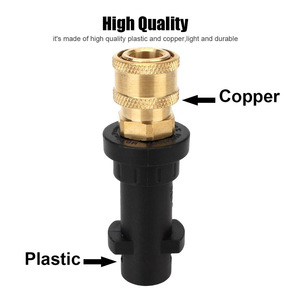 Соединительный интерфейс для пистолета высокого давления для Karcher K K2 K3 K4 K5 K6 K7 Пенообразователь Быстрый адаптер 12 мм/0,47"