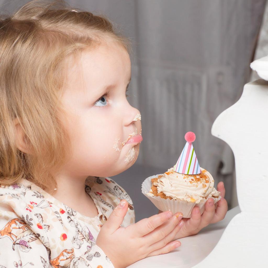  Торт шляпы С днем рождения торт украшения шар конический колпачок кекс украшения день рождения вечеринка детский душ десерт украшения