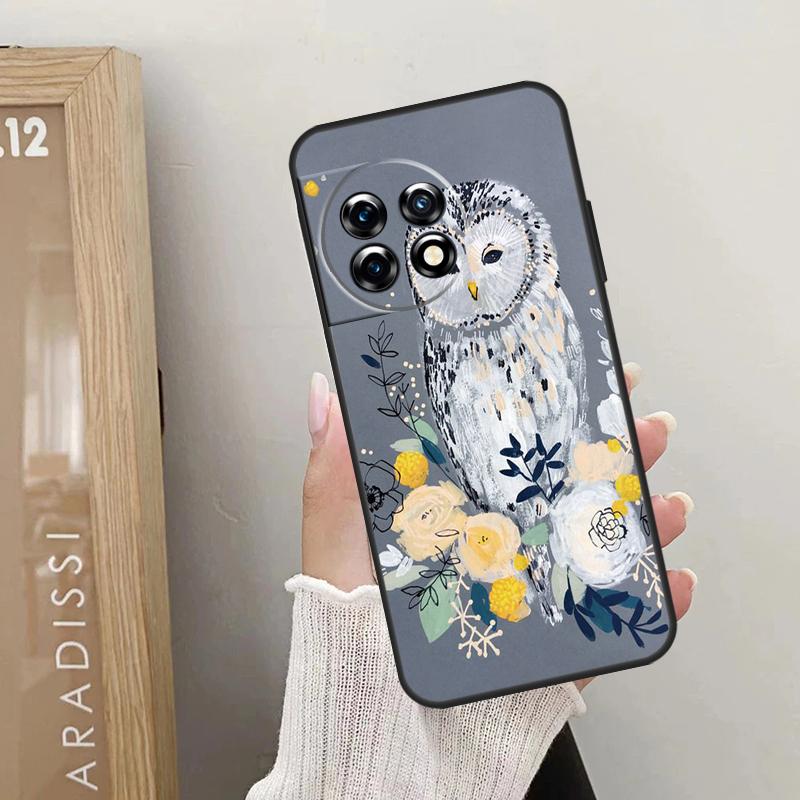 Милый Мультяшный Чехол Сова Для OnePlus Nord 5 CE 3 4 Lite N20 N30 OnePlus 13T 13R 12R 10T 10R 10 11 12 13 15 Обложка