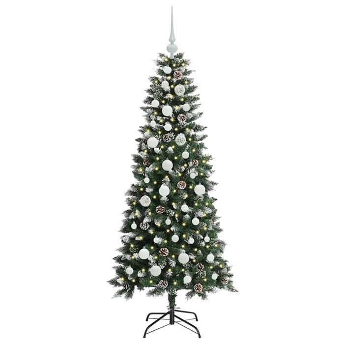 Maison Exclusive - Sapin de Noël artificiel Vert 150 cm PVC, plastique et acier