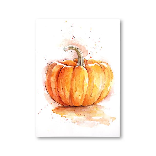 Акварельные постеры с овощами, чесноком, морковью, свеклой, настенные рисунки, настенные панно для гостиной, кухни, украшения дома, картина на холсте без рамки