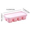 Simple Ice Tray Eight-Compartment Fruit Box Storage Box