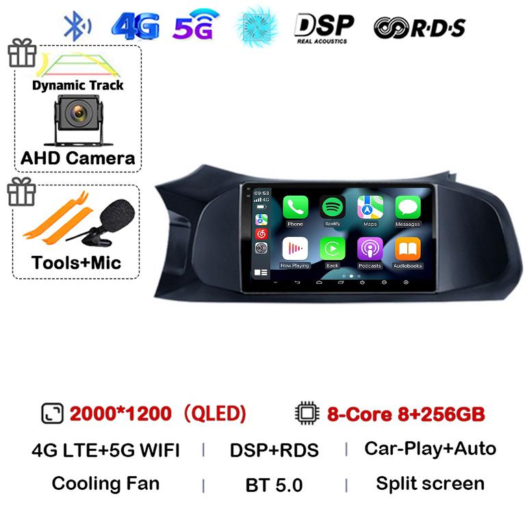 Android 14 Carplay Auto Car Radio For Chevrolet Onix 2012 - 2019 Multimedia Video Player Stereo Audio 2Din GPS WIFI+4G Head Unit