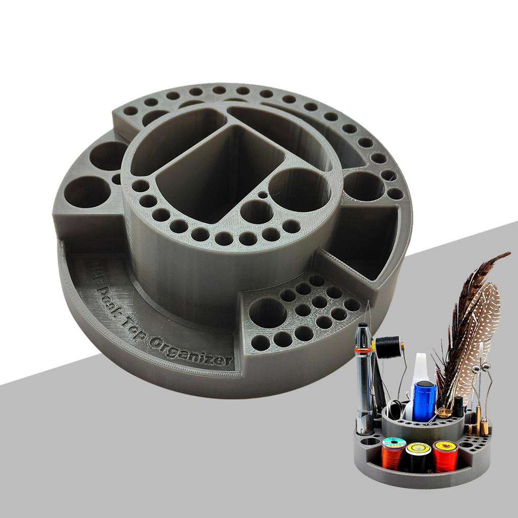 Набор инструментов для вязания мушек Настольный органайзер Удобная организация принадлежностей Стойка для хранения для мужчин Рыболовов Начинающих Рыбаков