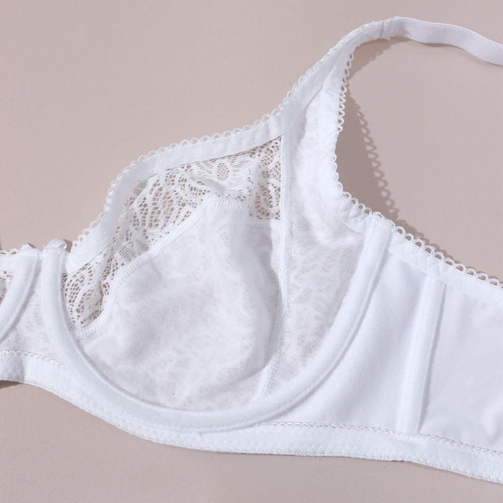 Fashion Large Size Underwear Women's Sexy Lace Gathering Bra Big Bra Explosive