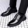 New Leather Shoes Men's Business Dress Genuine Leather Soft Leather Soft Sole Casual Men's Shoes Inner Height Increase Wedding Groom Shoes