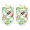 2PCS Cute Pet Supplies Triangular Towel Pet Bibs Neckerchief Easter Dog Bandana Cat Scarf
